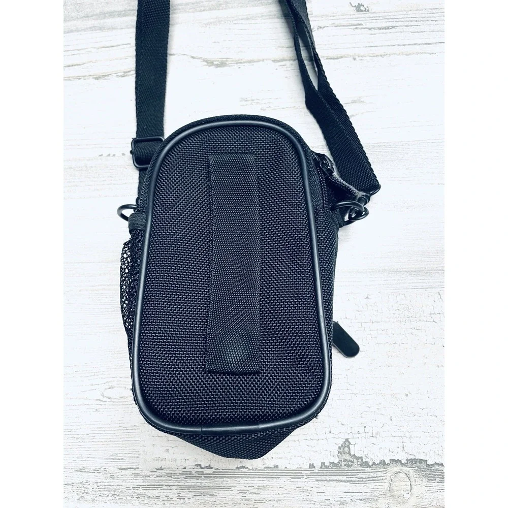 Vintage Eddie Bauer Camera Bag Gray‎ Crossbody Travel Nylon Zip Pocket Pouch